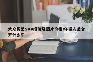 大众探岳SUV报价及图片价格/年轻人适合开什么车