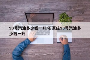 93号汽油多少钱一升/石家庄93号汽油多少钱一升